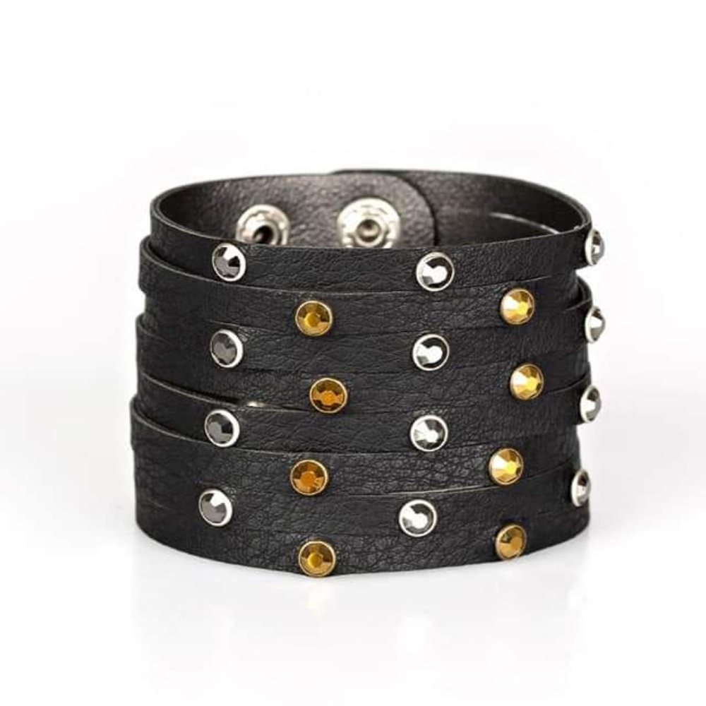 Soft Leather Snap Bracelet